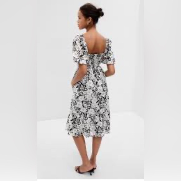 GAP puff sleeve midi dress - Picture 6 of 6